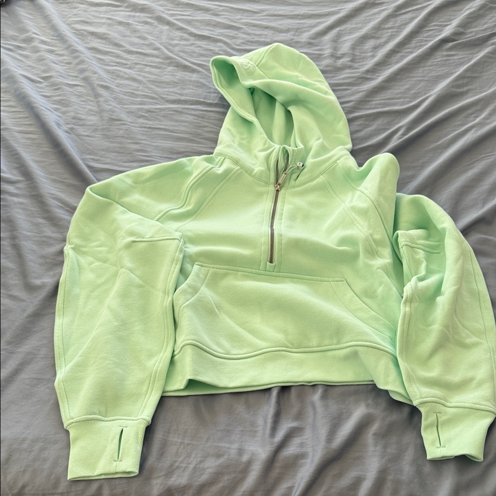 Lululemon Athletica scuba oversized half zip hoodie